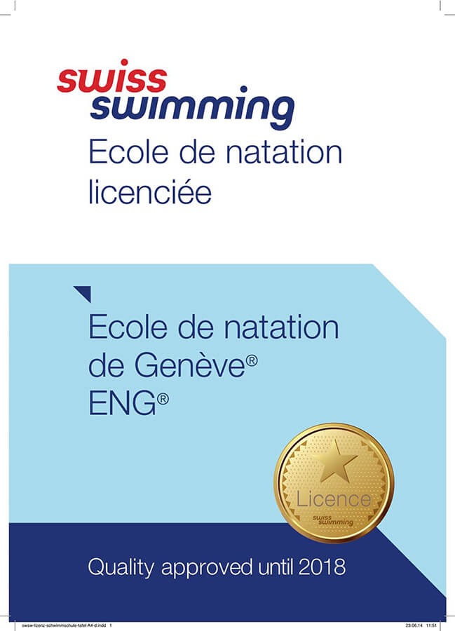 Swiss swimming - école de natation licenciée